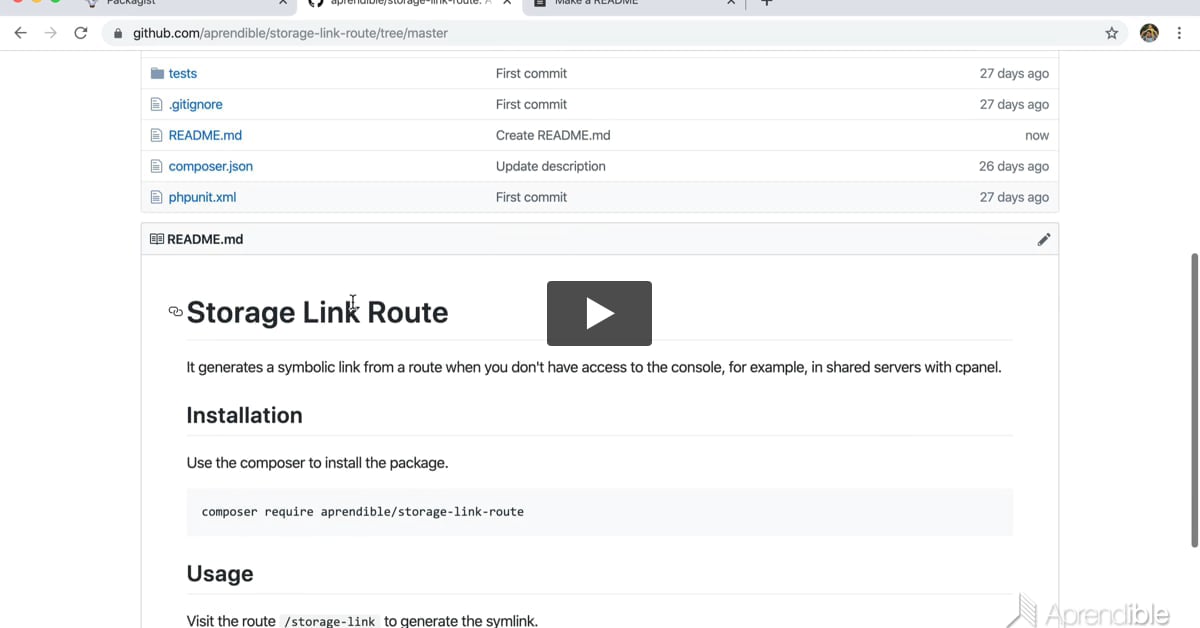 20. Creando un archivo README