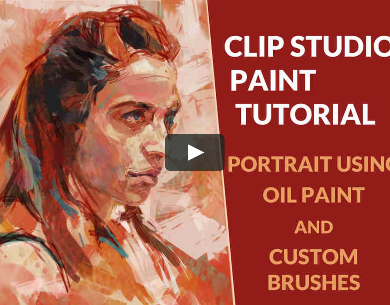 Hertog Spanning Manie Clip Studio Paint Tutorial - Portrait Painting Using Oil Paint and Custom  Brushes on Vimeo