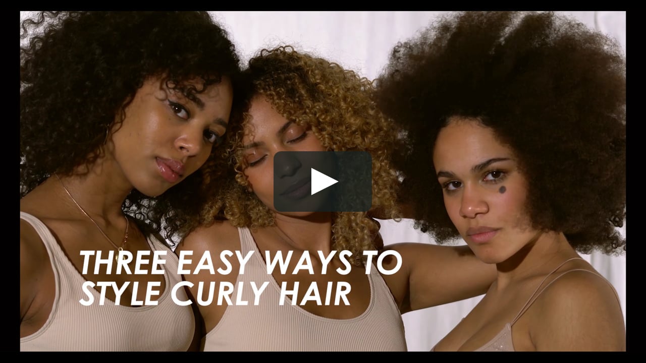 Project: DIY Videos »Three easy ways to style curly hair« on Vimeo