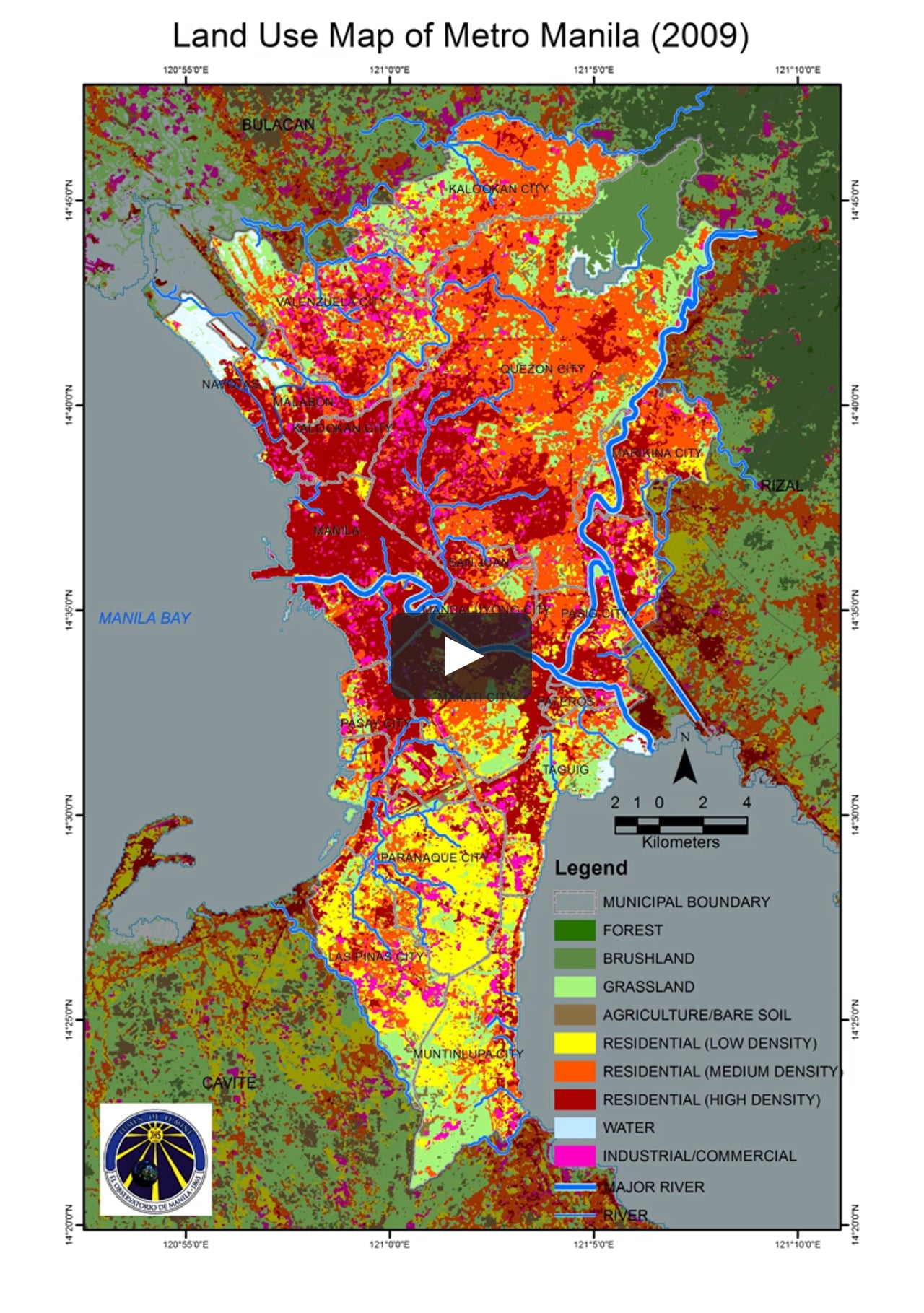 Geologic Map Of Metro Manila Land Use Map Metro Manila On Vimeo