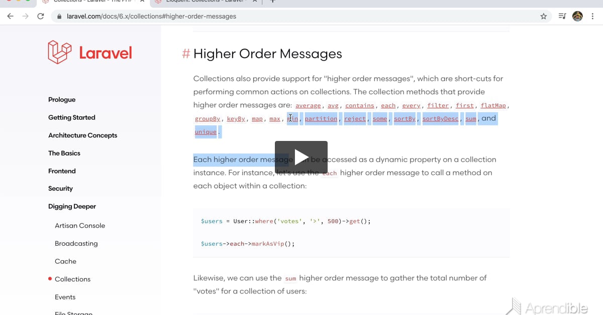 18. Qué son y cómo utilizar Colecciones en Laravel