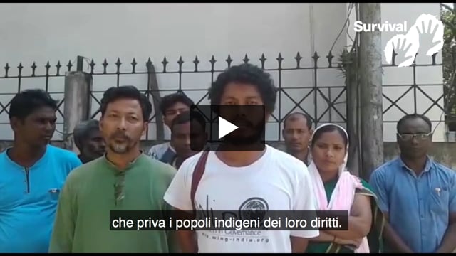 "Per favore fate sentire la vostra voce a sostegno del nostro popolo"