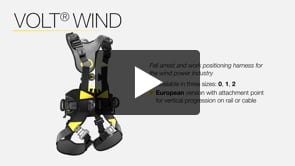 VOLT® WIND - Fall arrest and work positioning harness for the wind power industry
