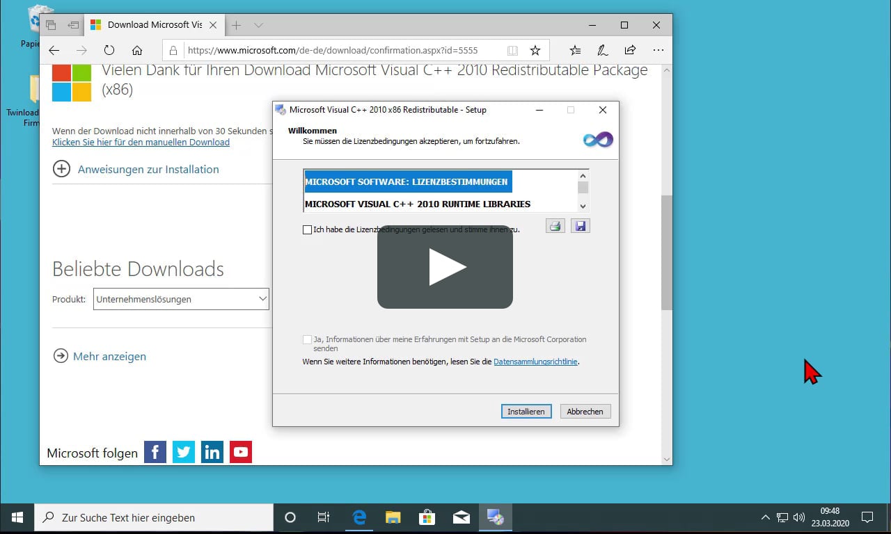 Installation Twinload 2 7 0 0 Inkl Microsoft Redistributable Package In Einbruchmeldetechnik On Vimeo Installation Twinload 2 7 0 0 Inkl Microsoft Redistributable Package In Einbruchmeldetechnik On Vimeo