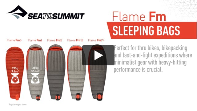 Flame FmIV Sleeping Bag: 15F Down - Women's - Video