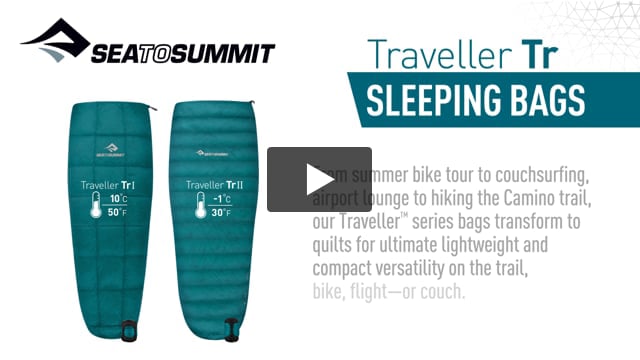 Traveller TrII Sleeping Bag: 30F Down - Video