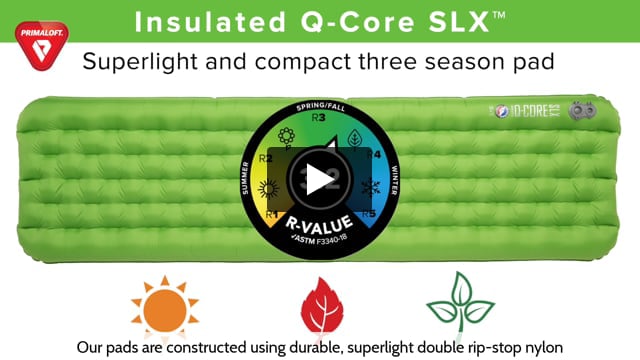 Q-Core SLX Insulated Sleeping Pad - Video