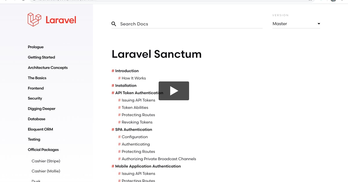 40. Autenticación de un SPA (Vue.js) con Laravel Sanctum