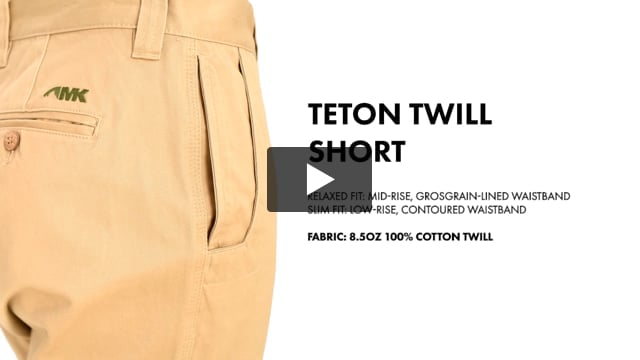 Teton Twill Short - Men's - Video