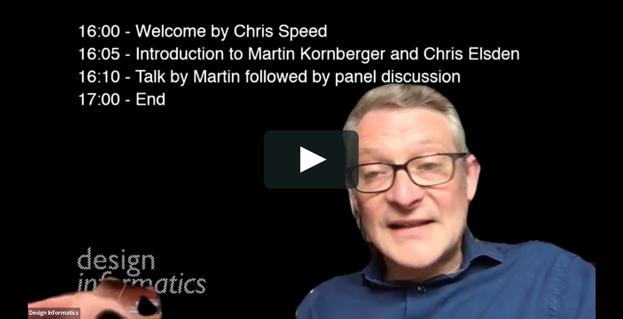 DI Webinar - Martin Kornberger 14.05.2020 on Vimeo