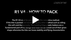 Ozone R1 V4 - How to Pack using the Compressor Bag