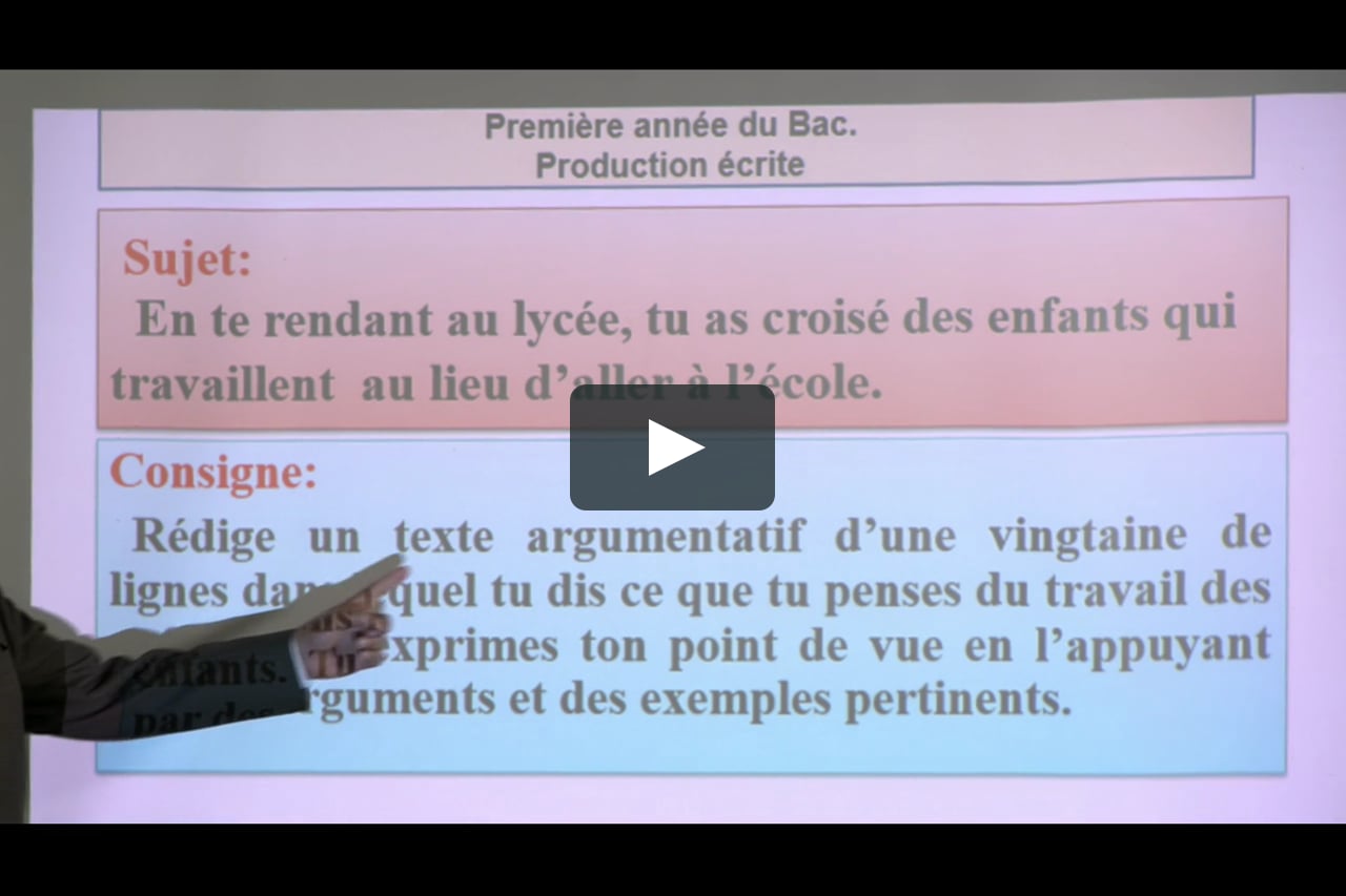 Rediger Un Texte Argumentatif Chapitre 13 X264 On Vimeo