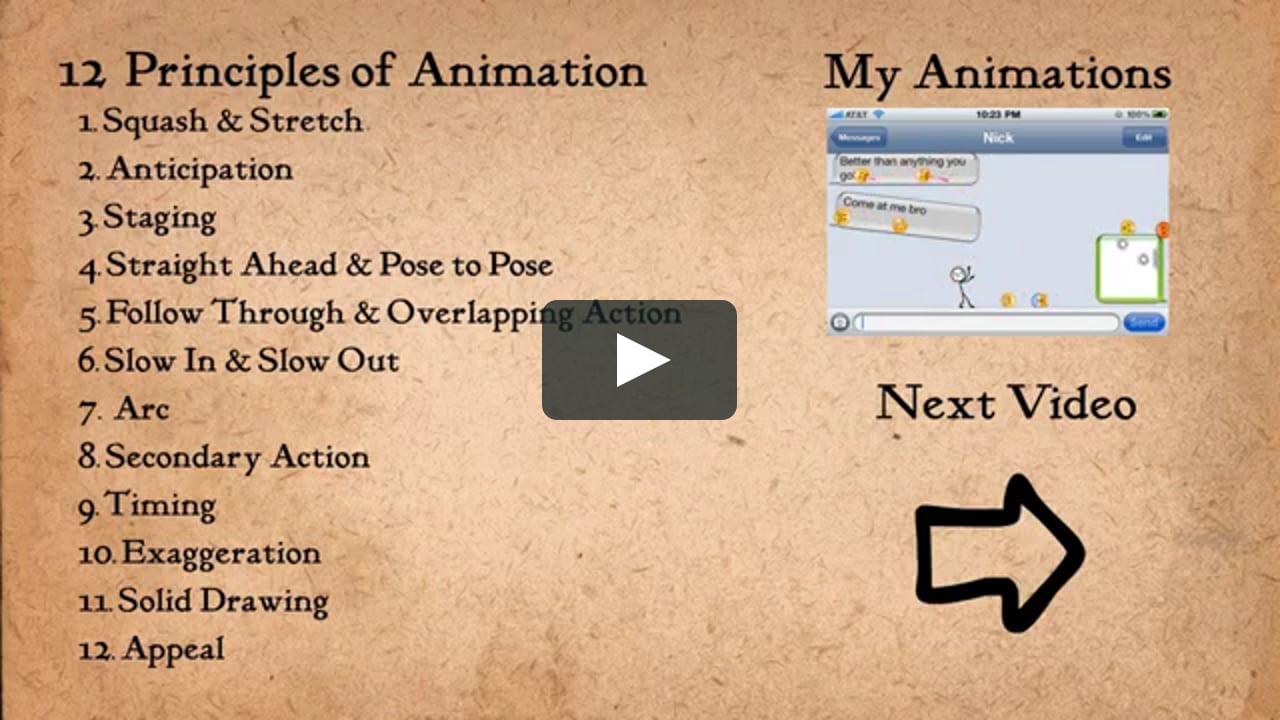 Slow In Slow Out - 12 Principles of Animation on Vimeo