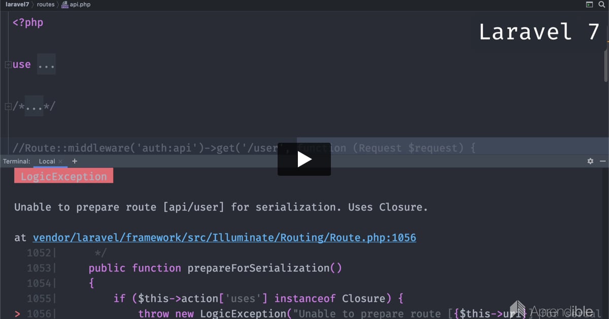 3. Mejoras en el comando route:cache