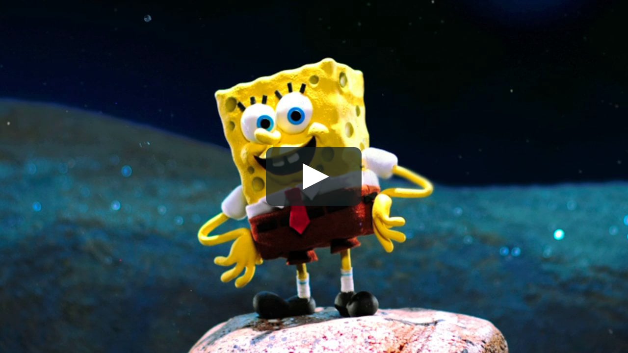 SpongeBob Theme in Stop Motion in Nickelodeon Promo.