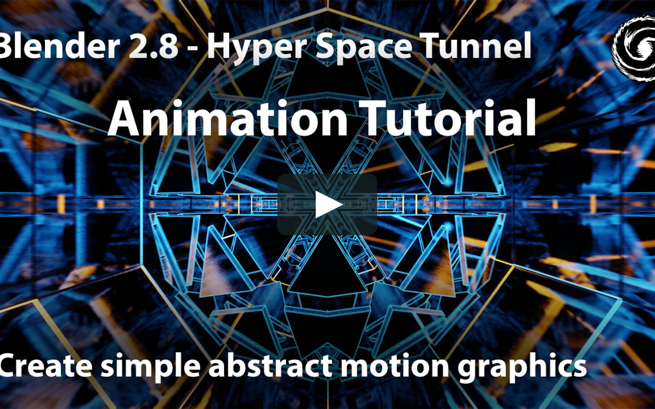 0008 Blender  - Hyper Space Tunnel 3D Animation Tutorial - Abstract  Motion Graphic on Vimeo