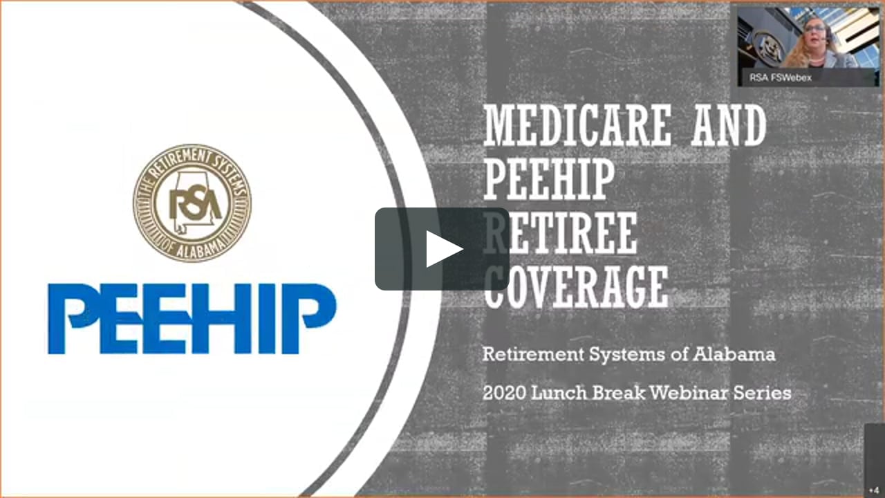 Medicare and PEEHIP Retiree Coverage on Vimeo