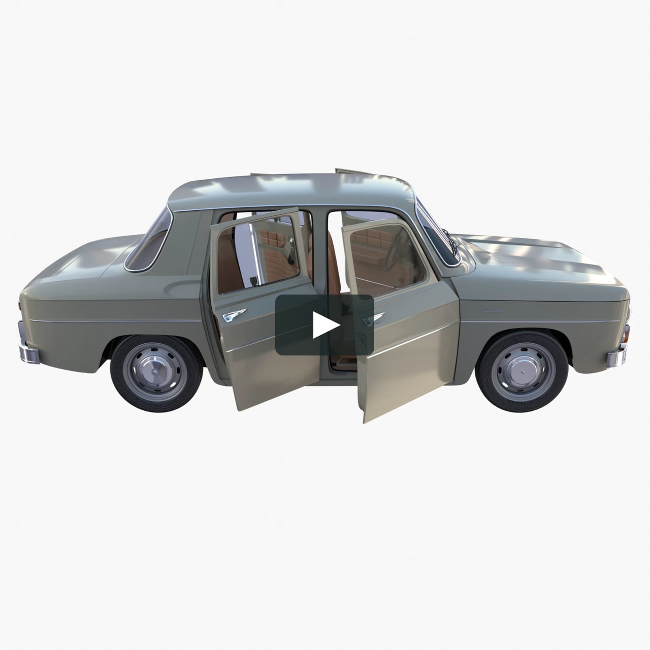 Dacia 1100 with 3D Model Vimeo
