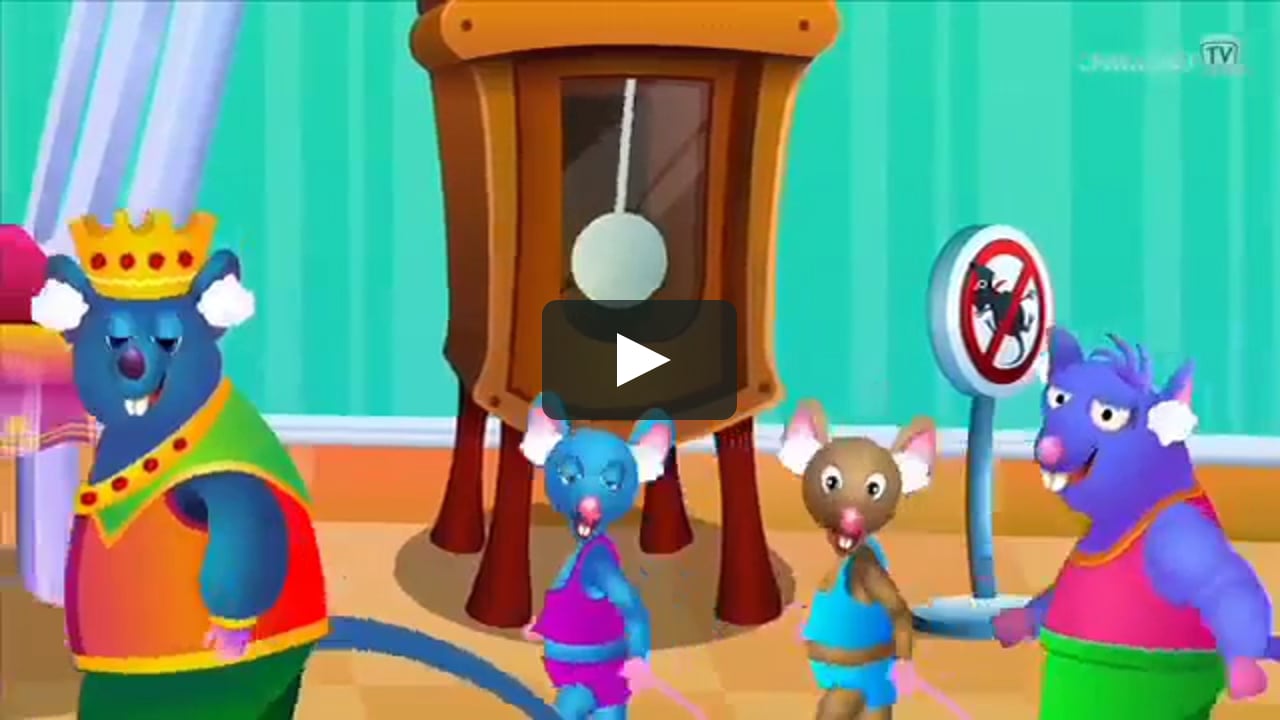 Hickory Dickory Dock Nursery Rhyme With Lyrics - Cartoon Animation Rhymes &  Songs for Children on Vimeo