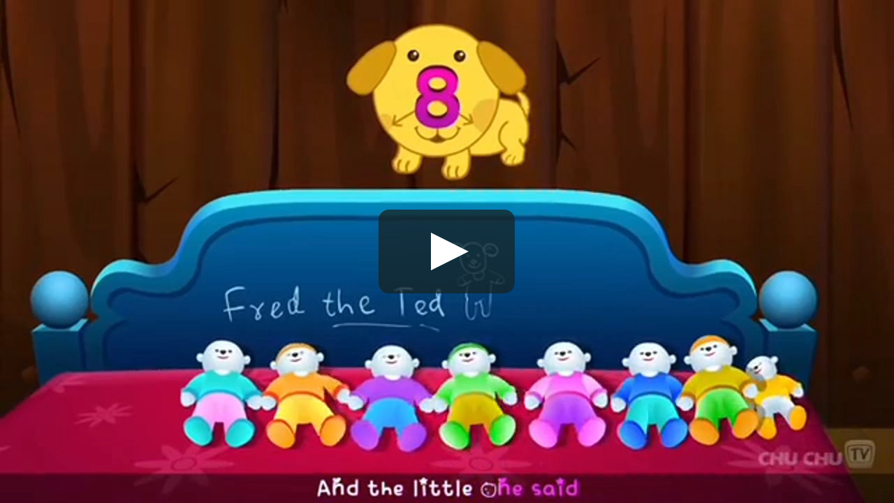 Ten In The Bed Nursery Rhyme With Lyrics - Cartoon Animation Rhymes & Songs  for Children on Vimeo