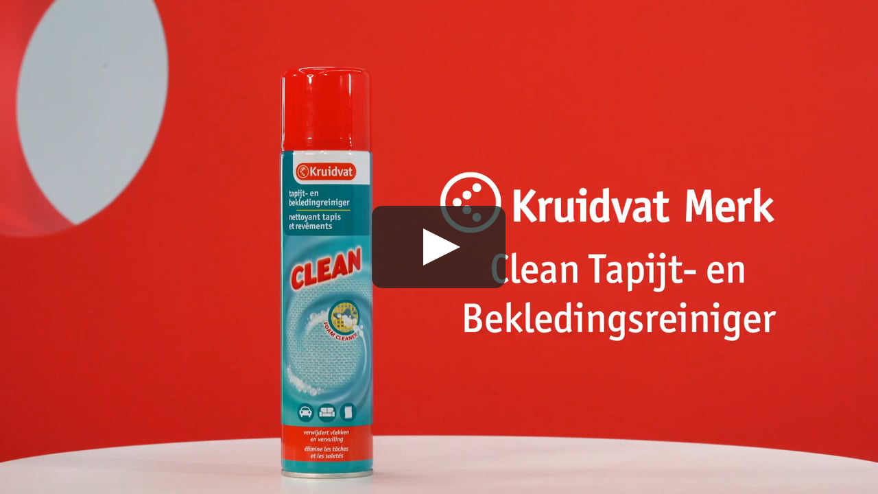 staart klinker Immigratie Kruidvat Clean Tapijt- en Bekledingsreiniger on Vimeo