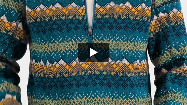 Novelty Gordon Lyons 1/4-Zip Fleece Pullover Jacket - Men's - Video
