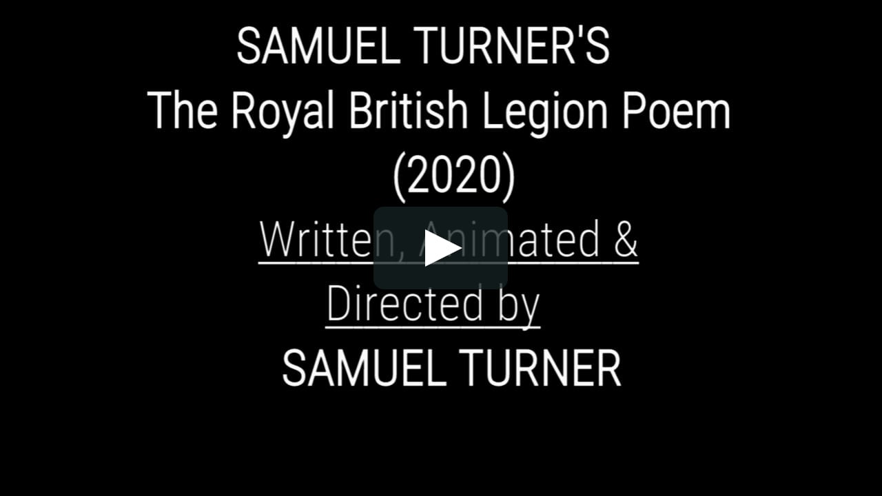 Royal British Legion Poem Video (2020) on Vimeo