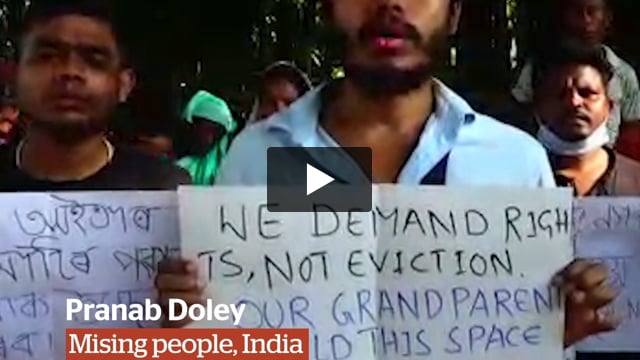 “We are against forceful and illegal evictions”