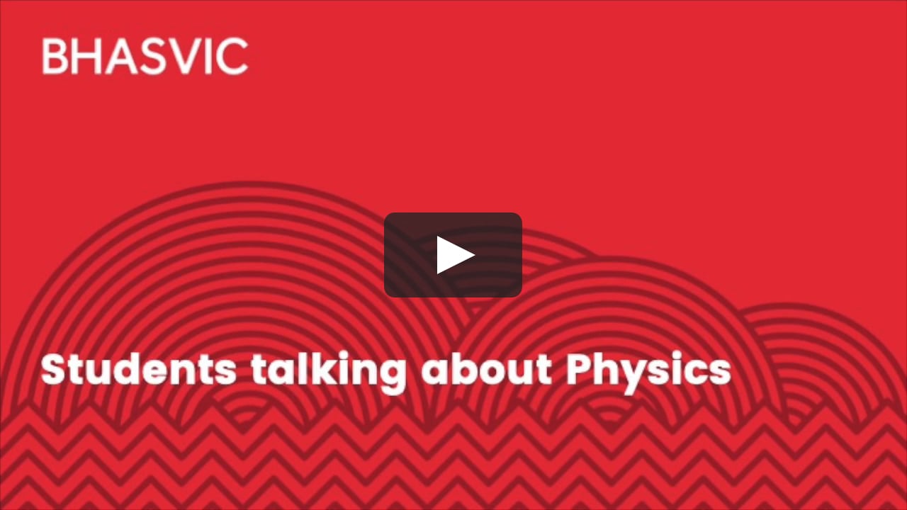 Students talking about Physics 