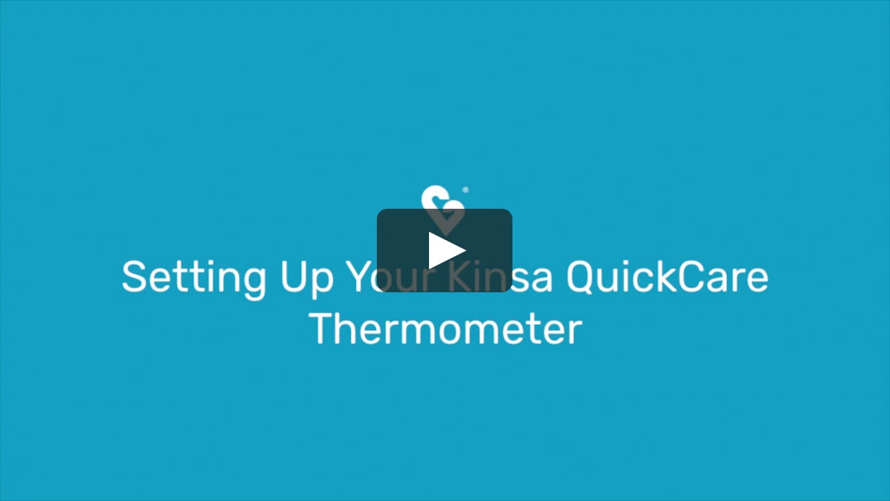 How to Set Up Your Kinsa QuickCare Thermometer on Vimeo