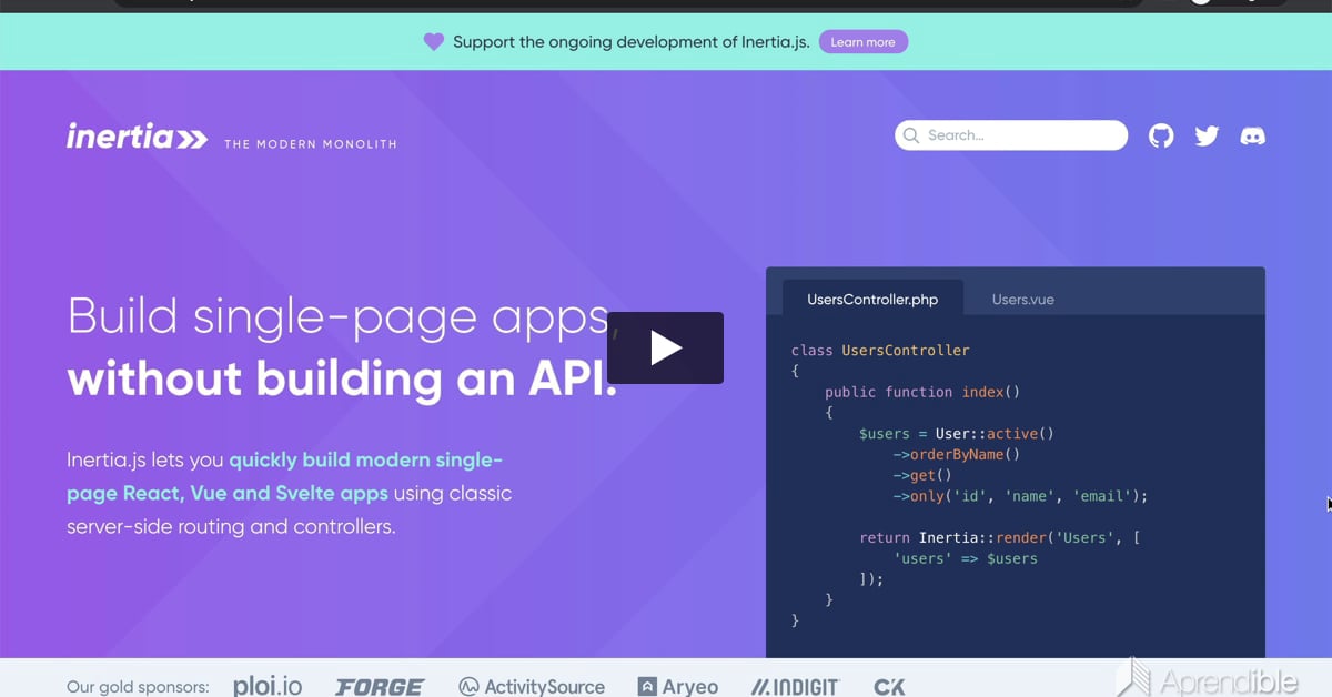 10. Laravel Jetstream con Inertia