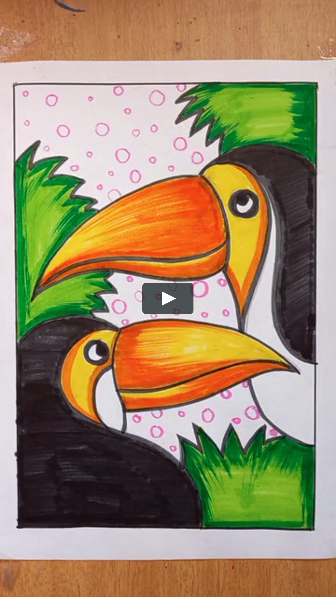 Easy Colourful drawing - Lower School - Art & Craft on Vimeo