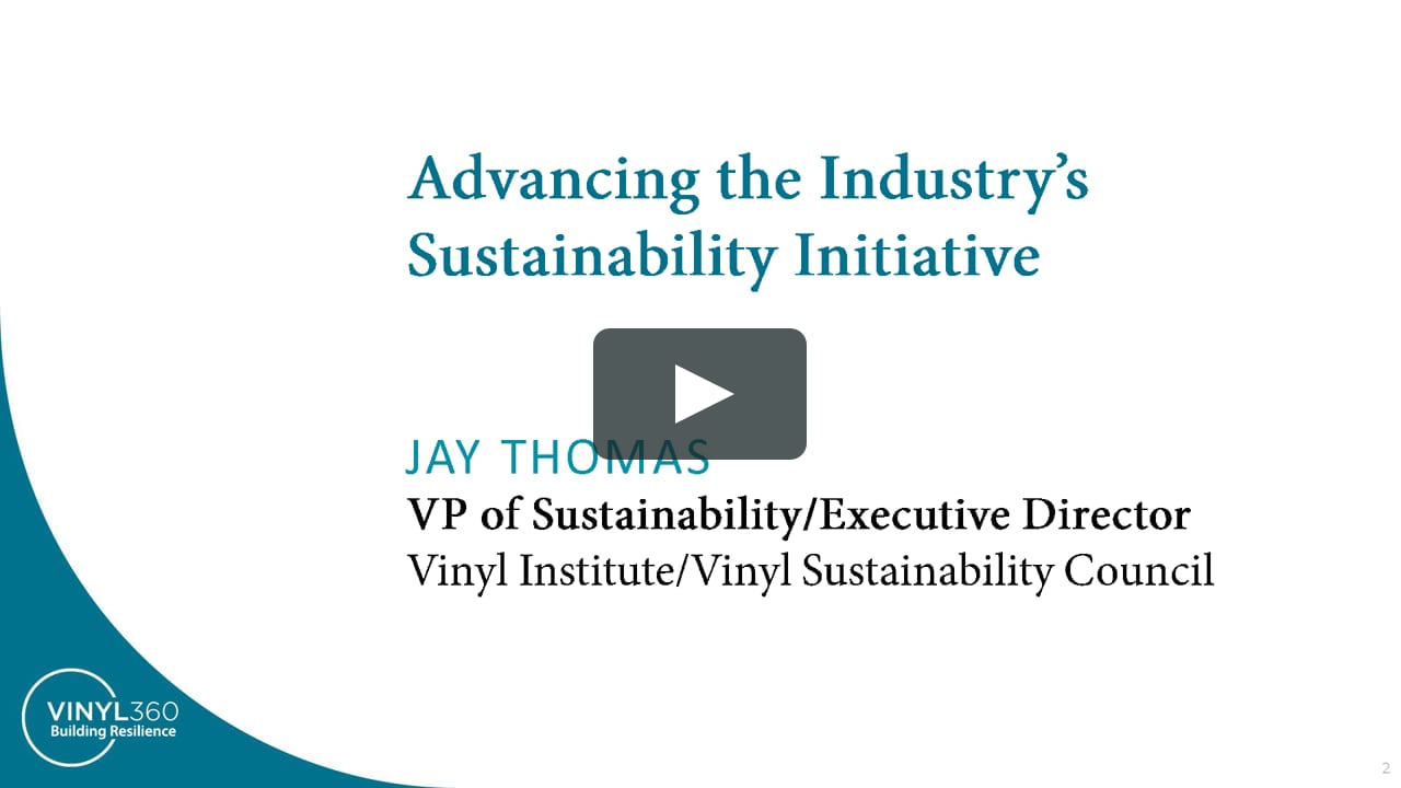 bemærkning erosion ubemandede 2020 Vinyl360: Advancing the Vinyl Industry's Sustainability Initiative on  Vimeo