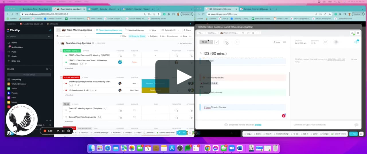 Using the Team L10 Meeting Template on Vimeo Using the Team L10 Meeting Template on Vimeo