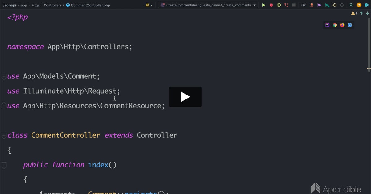 Implementando la creación de comentarios en la API | Desarrollo de una ...