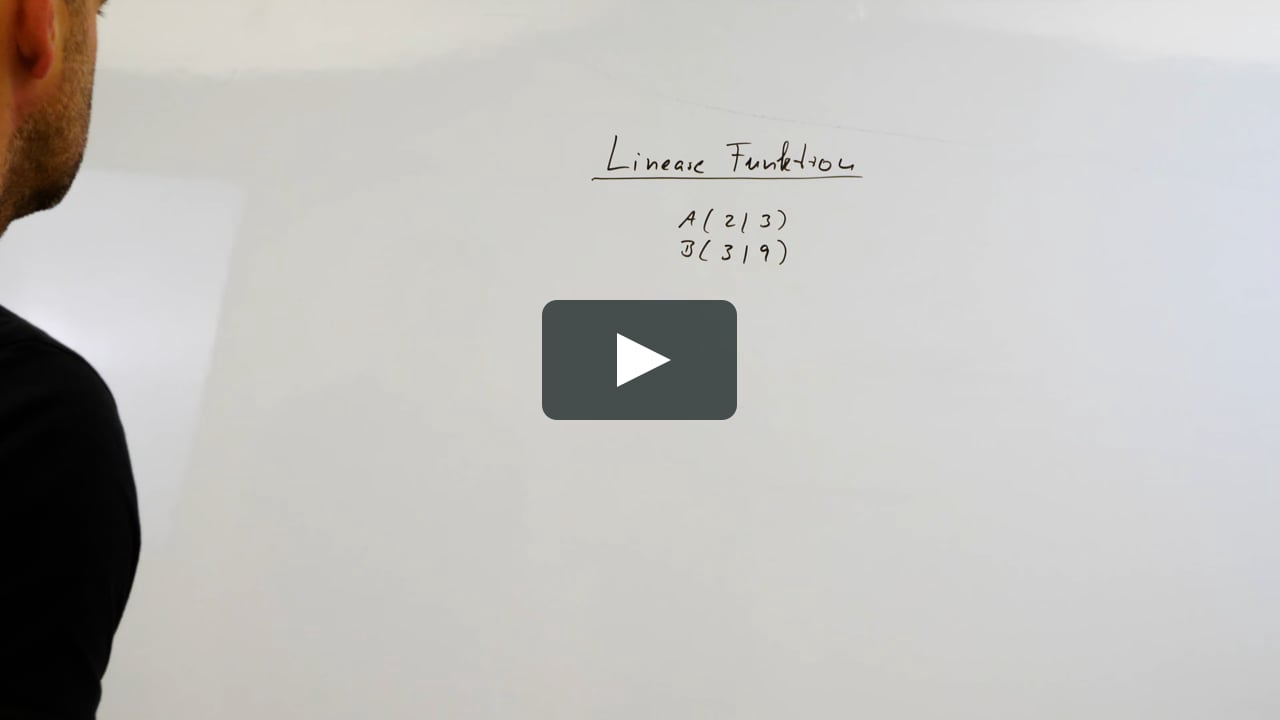 Lineare Funktion mit 2 Punkten bestimmen Mathe by Daniel Jung on Vimeo Lineare Funktion mit 2 Punkten bestimmen Mathe by Daniel Jung on Vimeo