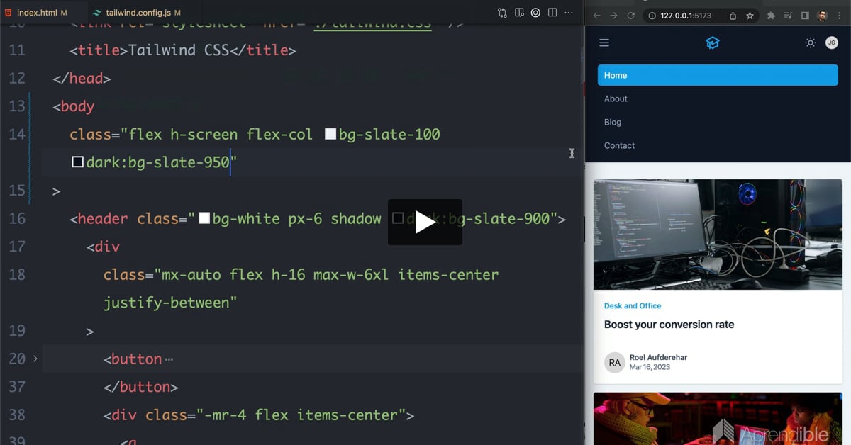 Lección 20: Cómo personalizar la configuración de Tailwind CSS ...