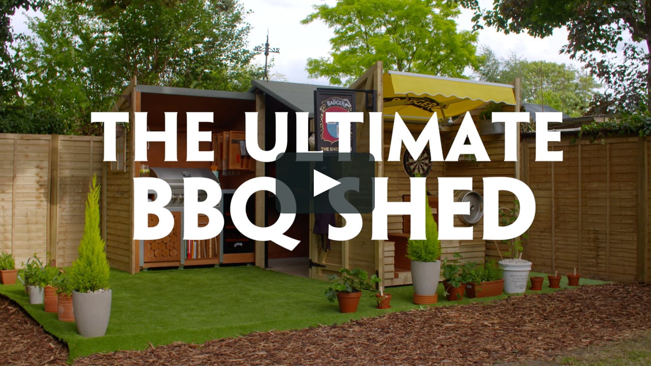 Badger bbq shed Clearance