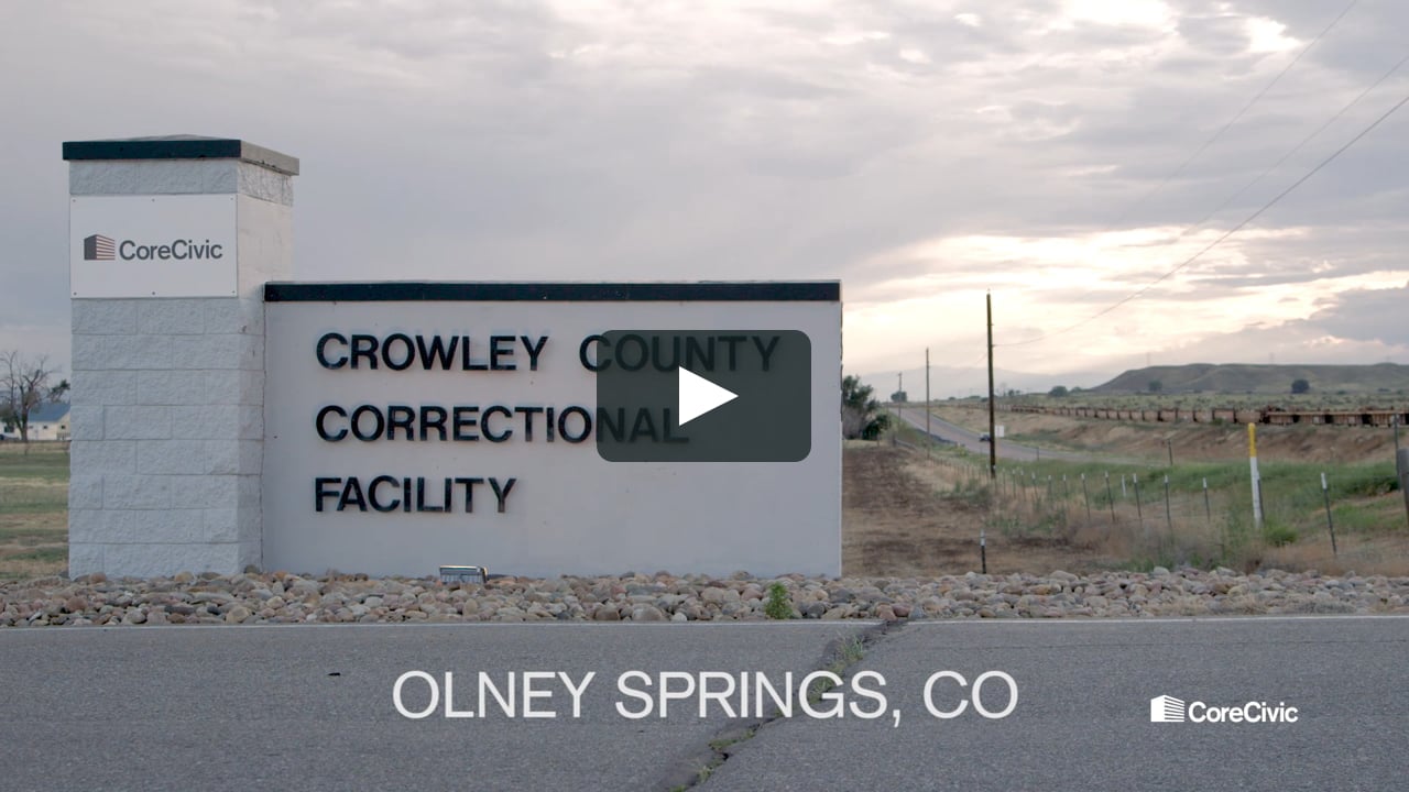 CoreCivic Crowley County Correctional Facility Reentry Pod on Vimeo
