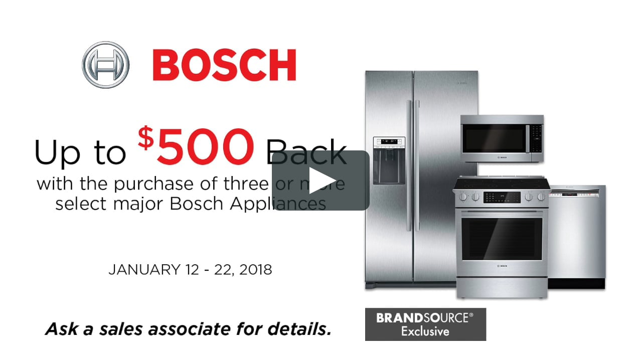 Bosch Rebate Center