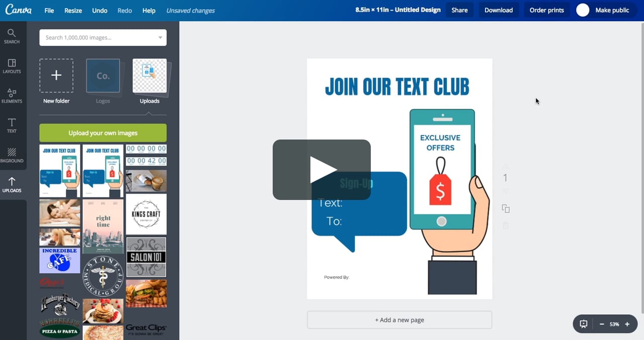 Canva Template on Vimeo