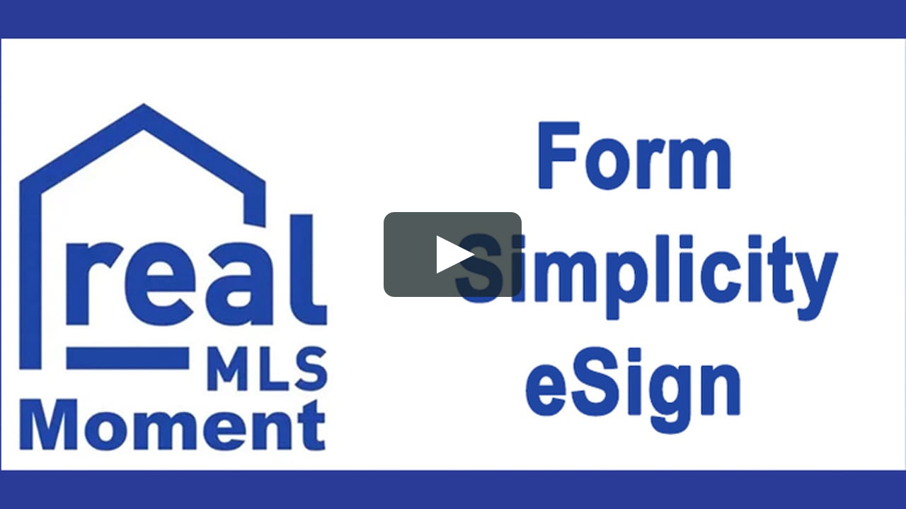 MLS Moment Form Simplicity eSign on Vimeo