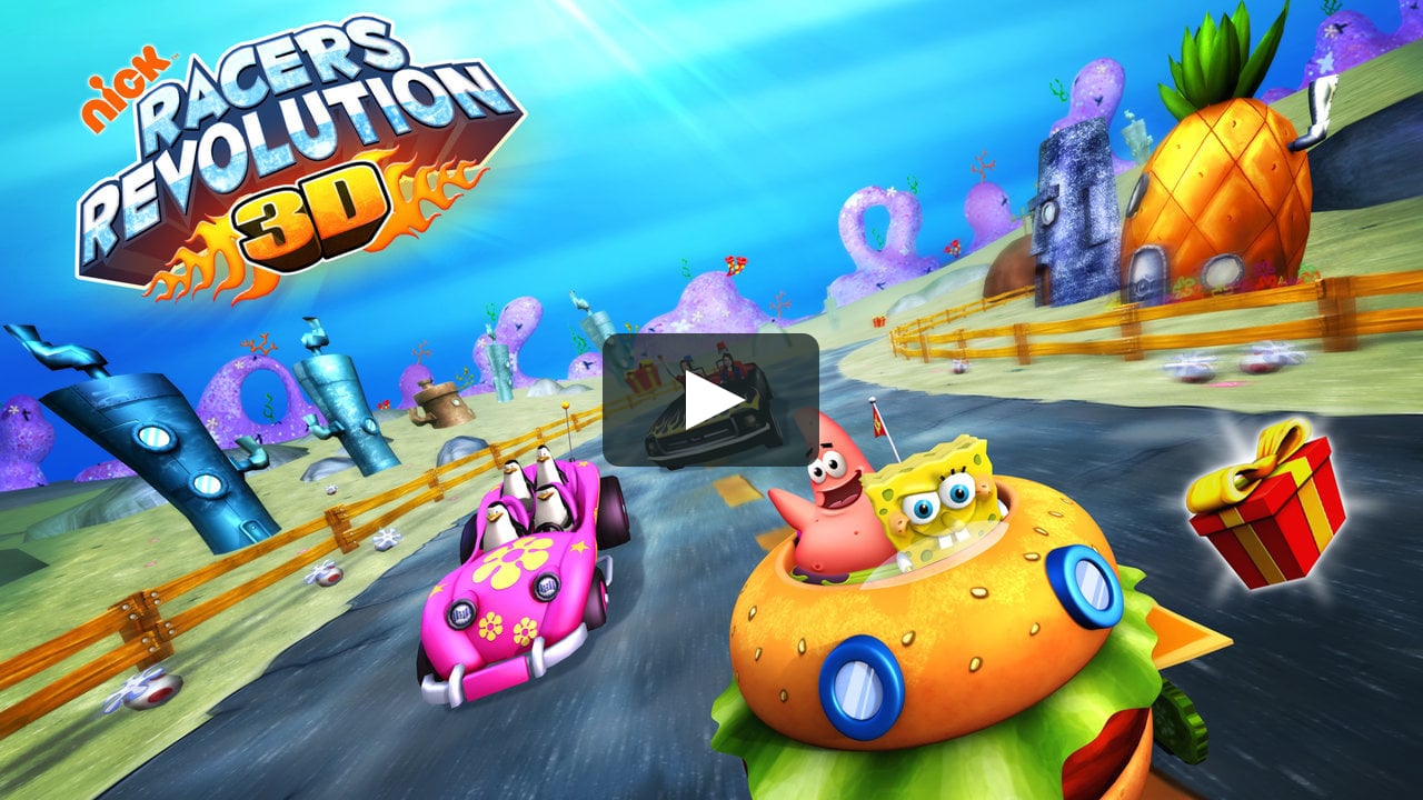 Гонки Никелодеон 3д Racers Revolution