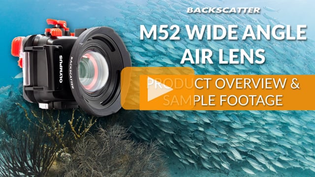 Best Olympus TG-5 Underwater Lens - Backscatter M52 Wide Angle Air Lens Review