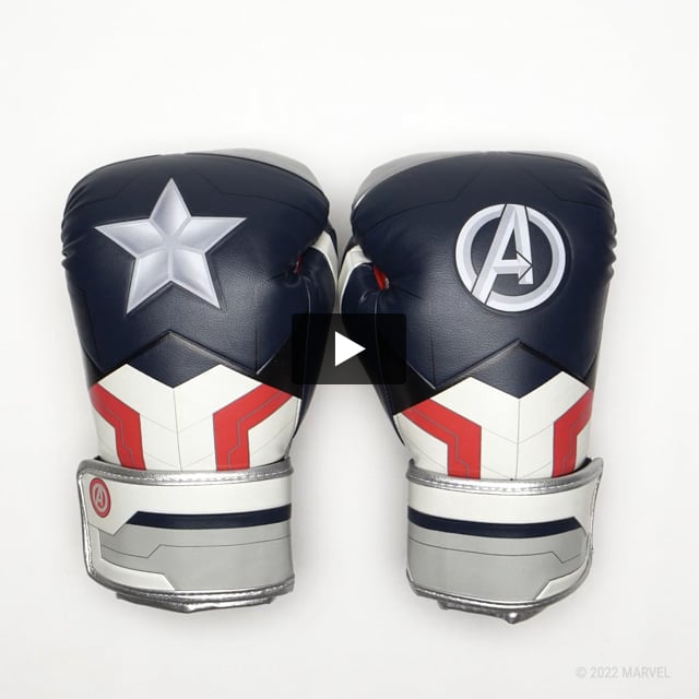 Captain America Sam Wilson Boxing Gloves Marvel Hero Elite