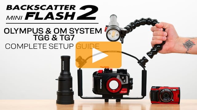 How to use Backscatter Mini Flash 2 with Olympus TG-6 | Complete Setup Guide