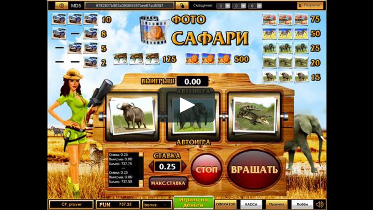 photo safari игровой автомат