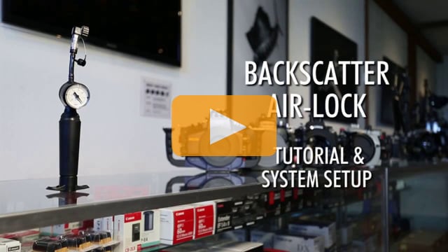 Product Tutorial: the Backscatter AirLock Vacuum System for Underwater Camera Housings