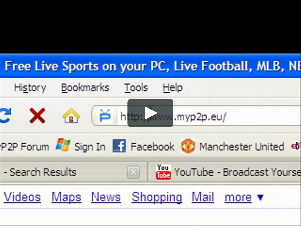 MyP2P - Live Broadcast Sports Competition Myp2p.eu live streaming Free Live Sports on your PC on ...