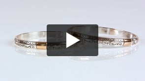 Venezia 2-Tone Bangle - Brighton Venezia 2-Tone Bangle - Brighton